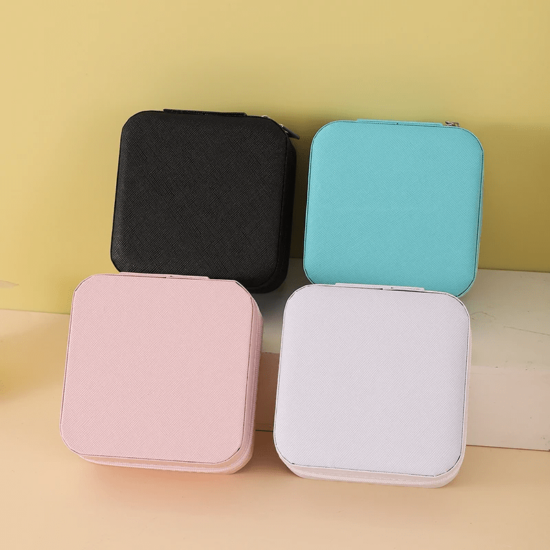 Kompakt smyckesbox i 4 färger – perfekt för resan | Diamanta Pocket Vault™